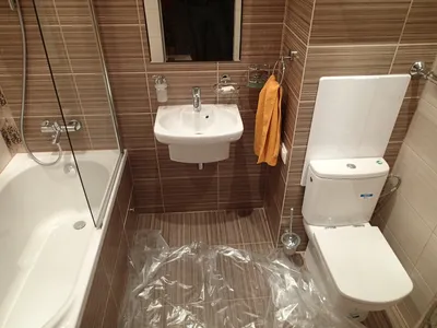 Фото совмещенной ванной и санузла в Full HD