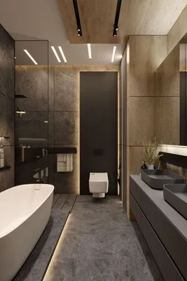Скачать бесплатно фото современной отделки ванной комнаты в хорошем качестве
