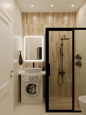 Интерьеры ванной комнаты с современной отделкой: фото галерея