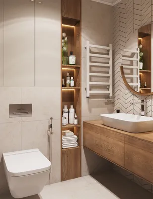 Современные маленькие ванные комнаты: лучшие фото для вашего интерьера