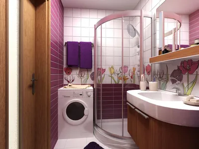 Фото современной маленькой ванной комнаты для Instagram