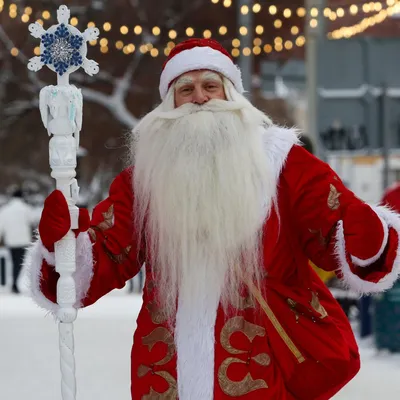 Современный Дед Мороз: большая фотография в формате JPG