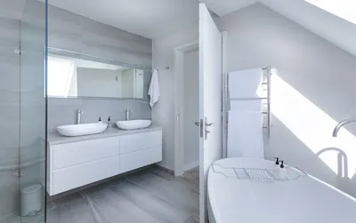 Фотография ванной комнаты в стиле арт