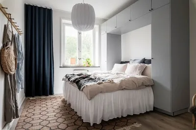 Дизайн спальни от Икеа: фотографии в живую