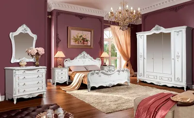 Картинка с розовым спальным гарнитуром