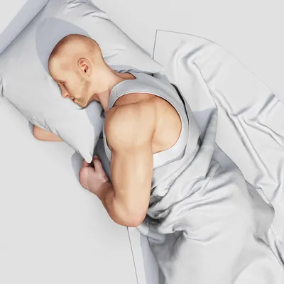 Эмоциональный покой: Спящий человек в формате PNG