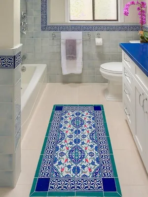 Фото укладки плитки в ванной в формате 4K