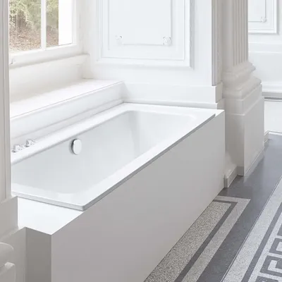 Картинка стальной ванны в 4K разрешении