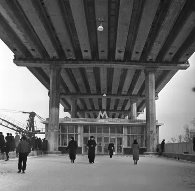Загадочность архитектурной перспективы: станция метро Воробьевы горы (фото)