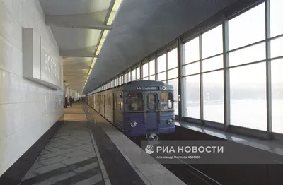Картинка станции метро Воробьевы горы: современный архитектурный шедевр