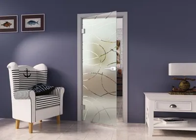 Стеклянные двери для ванной: фотографии в различных стилях