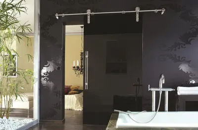 Стеклянные двери для ванной: фото в различных дизайнерских решениях