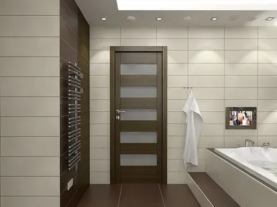 Стеклянные двери для ванной: фотографии в современном стиле