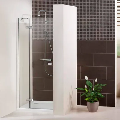 Современные стеклянные двери для ванной комнаты: фото и дизайн