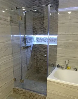 Webp фотографии стеклянных дверей для ванной