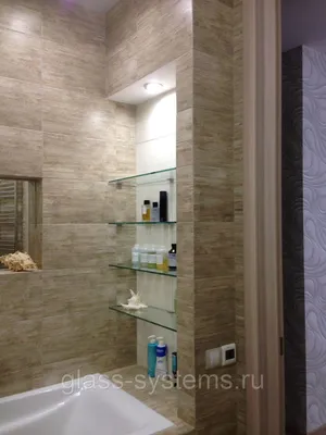 Фото стеклянных полок в ванной комнате - скачать бесплатно в хорошем качестве