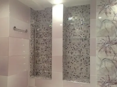 Фото стеклянных полок в ванной комнате в HD качестве