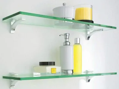 Стеклянные полки: идеальное решение для хранения в ванной комнате