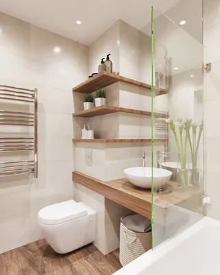 Уникальный дизайн стеклянных полок: добавьте шарма в вашу ванную