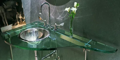 Фотографии стеклянных раковин для ванной в формате JPG