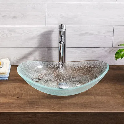 Фотографии стеклянных раковин для ванной в 4K разрешении