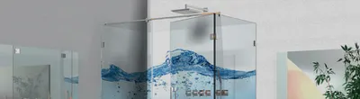 Арт-изображение стеклянной ванны