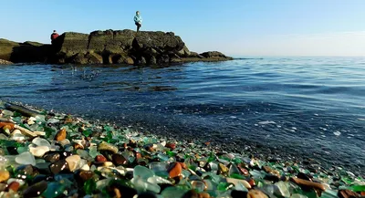 Фотографии Стеклянного пляжа во Владивостоке: магия стекла и моря