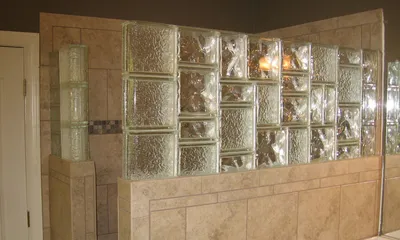 Фотографии стеклоблоков ванной комнаты: выберите формат скачивания