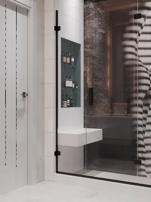 Оригинальные идеи использования стеклобоков в интерьере ванной комнаты