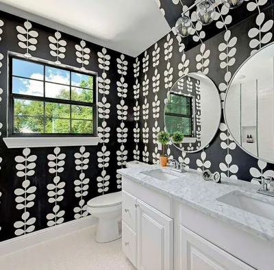 Фото стеклообоев для ванной комнаты - идеи и вдохновение