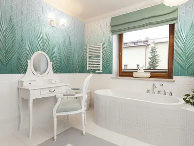 Новые фото стеклообоев для ванной комнаты