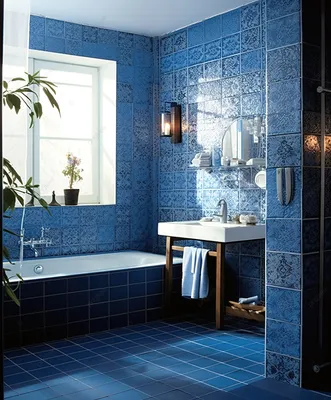 Уникальные дизайнерские решения: стеклообои в интерьере ванной комнаты (фото)