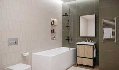 Как создать гармоничный дизайн стен в ванной комнате