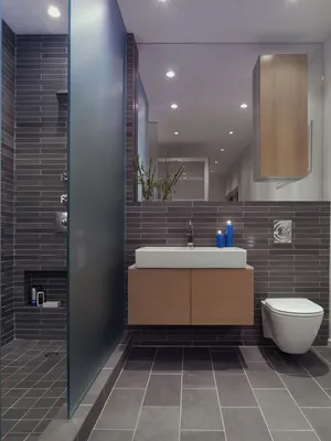 Вдохновение для ванных комнат с душевой кабиной