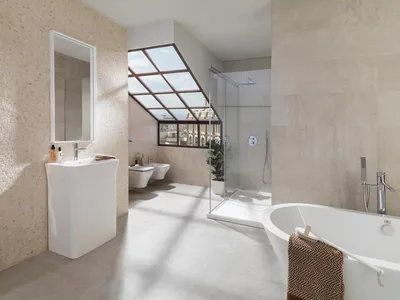 HD фото стильных ванных комнат с душевой кабиной (HD)