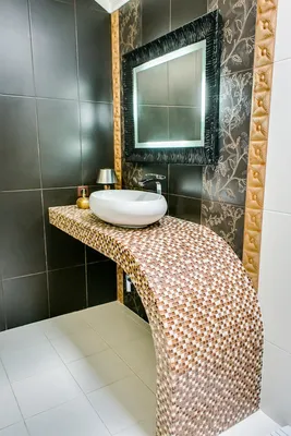 Фото столешницы в ванной комнате: скачать в формате JPG