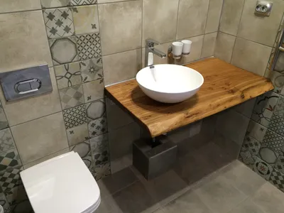 Фото столешницы в ванную: современный дизайн
