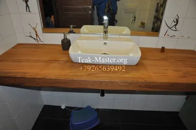 Фото столешницы в ванной комнате