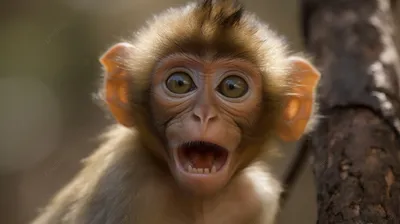 Скачай бесплатно: Страшная обезьяна в формате PNG, JPG, WebP!