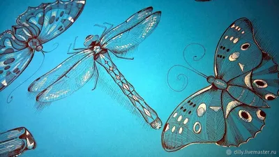 Фотки стрекозы бабочки: сохраняйте в JPG