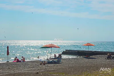 Фото пляжа Сухума в формате JPG, PNG, WebP