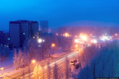 Фотографии зимнего города: Сургут в великолепии морозных дней