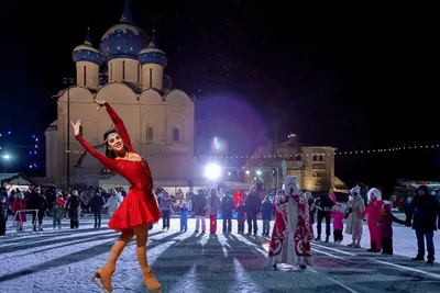 Зимнее волшебство: Фотографии новогодних праздников в Суздали