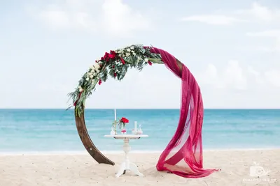 Фото свадьбы на пляже в качестве HD