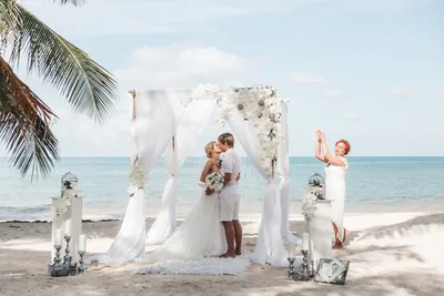 Изображения свадьбы на пляже в хорошем качестве