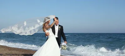 Фото свадьбы на пляже: морская романтика