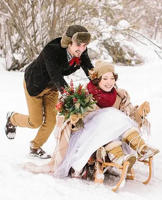 Зимние Свадебные Феи: Фотоискусство и Элегантность