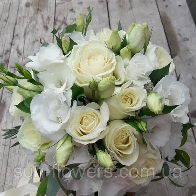 Удивительные розы для свадебного букета