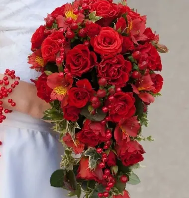 Картина свадебного букета из роз в формате jpg