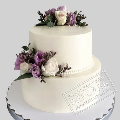 Фотка свадебного торта с пионами на выбор